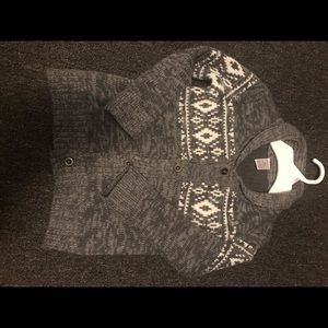 Carters shawl collar cardigan 4t, fall winter